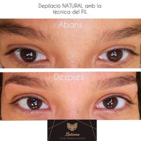 Centre d'Estètica Integral Bohèmia cejas depiladas